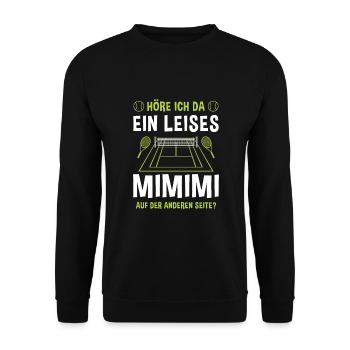 Tennisbälle Tennissport Tenniszubehör Sport Tennis - Unisex Pullover - Schwarz - Vorne - Alina (178cm) & Michal (187cm)