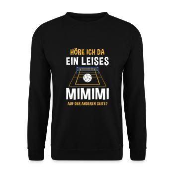 Sport Ballsport Ball Beachvolleyball Trainer - Unisex Pullover - Schwarz - Vorne - Alina (178cm) & Michal (187cm)
