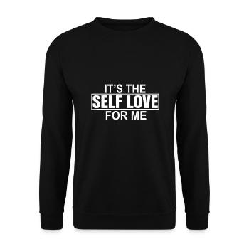 IT's The Self Love For Me Mental Health Awareness - Unisex Sweatshirt - black - Front - Alina (178cm) & Michal (187cm)
