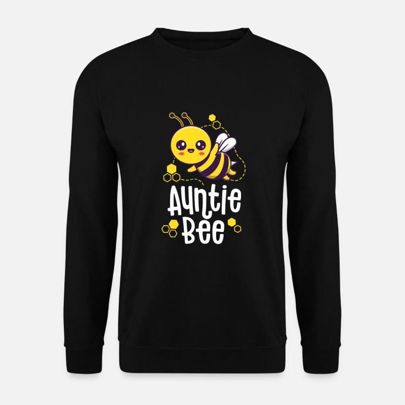 Familienbiene - Tante Tante Geburtstag Erster Bienentag - Unisex Pullover - Schwarz
