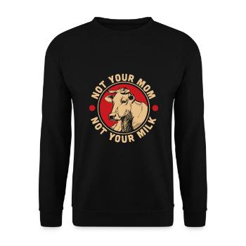 Tierschützerin Vegetarisches Geschenk Vegan - Unisex Pullover - Schwarz - Vorne - Alina (178cm) & Michal (187cm)