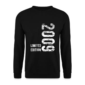 14 Jahre alte Geschenke 2009 Limitierte Auflage 14. - Unisex Pullover - Schwarz - Vorne - Alina (178cm) & Michal (187cm)