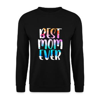 Meilleure fête des mères de tous les temps - Sweat-shirt Unisexe - noir - Devant - Alina (178cm) & Michal (187cm)