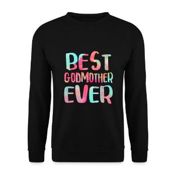 Meilleure marraine de tous les temps, fête des mères - Sweat-shirt Unisexe - noir - Devant - Alina (178cm) & Michal (187cm)