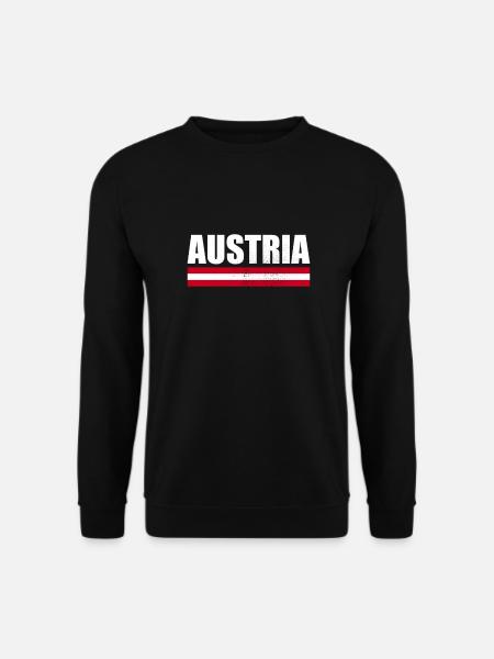 Austria Austria Austrian flag - Unisex Sweatshirt - black