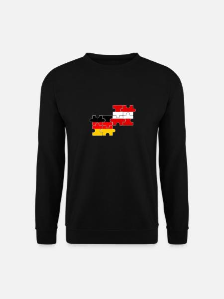 Austria Germany Flag German Austrian - Unisex Sweatshirt - black