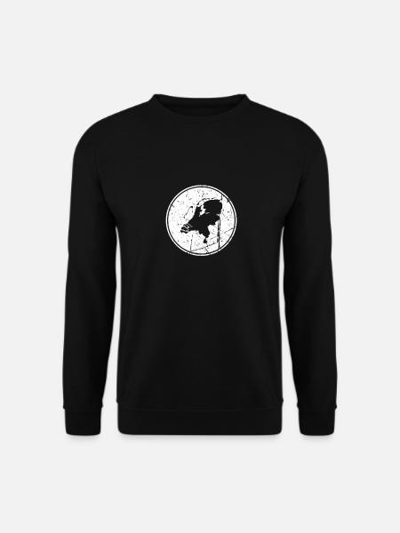 Netherlands Dutch map Dutch - Unisex Sweatshirt - black