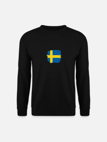 Schweden Schwedische Flagge Stolzer Schwede - Unisex Pullover - Schwarz