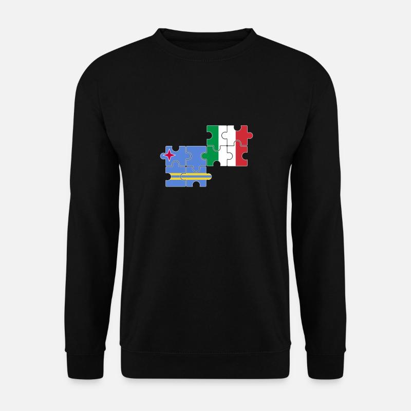 Aruba Italy Flag Aruban - Unisex Sweatshirt - black