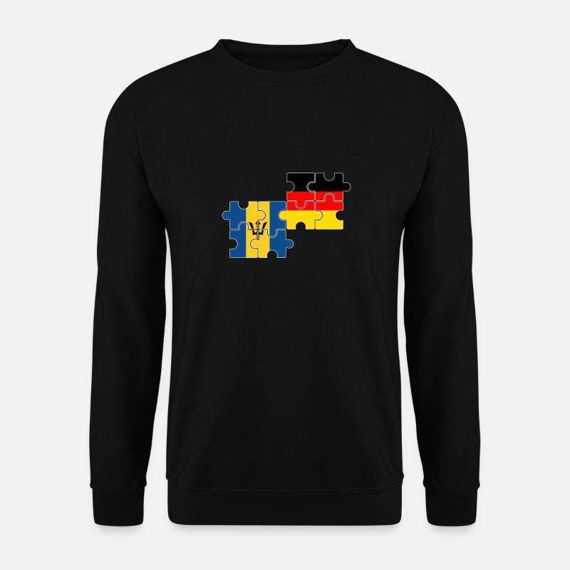 Barbados Germany Flag Barbadian - Unisex Sweatshirt - black