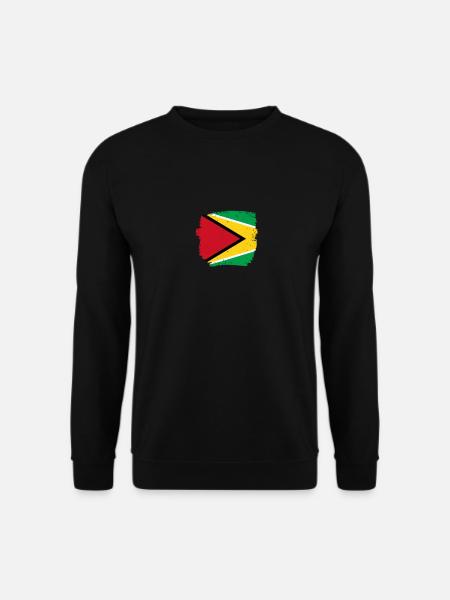 Guyana Drapeau guyanais Guyanais - Sweat-shirt Unisexe - noir