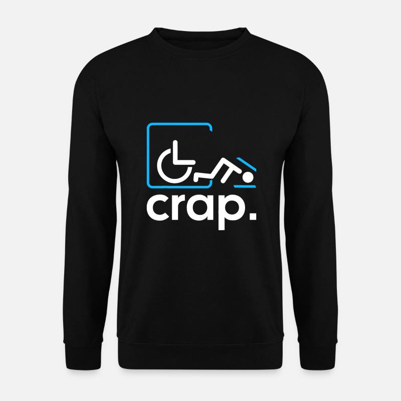 Rollstuhlfahrer, Behinderung, Bewusstsein, Inklusion - Unisex Pullover - Schwarz