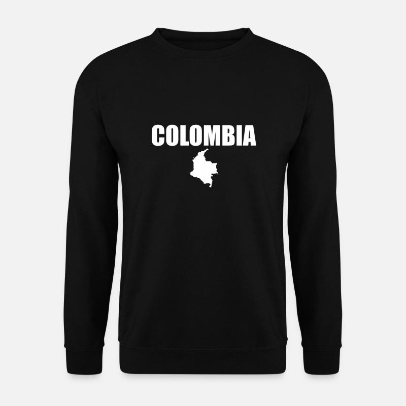 Colombia Map Colombia Colombians - Unisex Sweatshirt - black