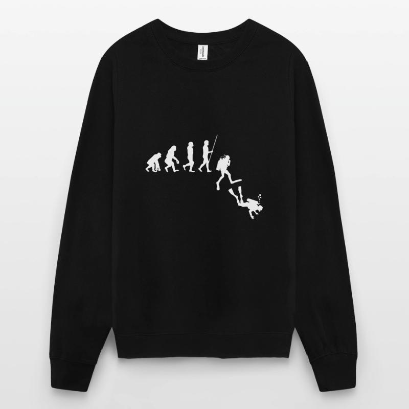 Évolution de la plongée | Évolution Sweat-shirt Unisexe