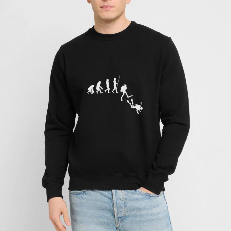 Diving Evolution | Evolution Unisex Sweatshirt