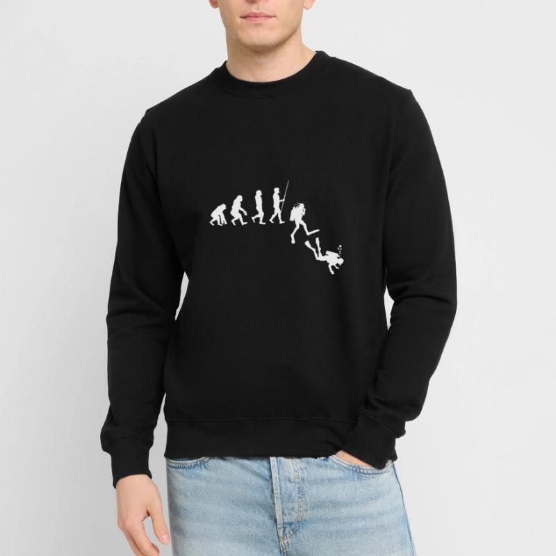 Évolution de la plongée | Évolution Sweat-shirt Unisexe