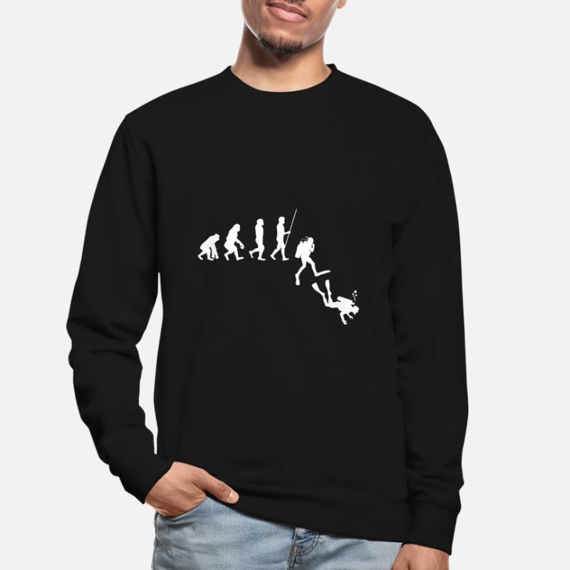 Évolution de la plongée | Évolution Sweat-shirt Unisexe