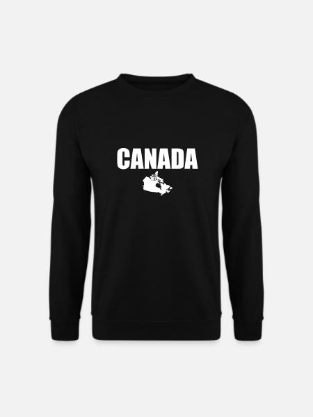 Canada Map Canada Canadian Canadians - Unisex Sweatshirt - black