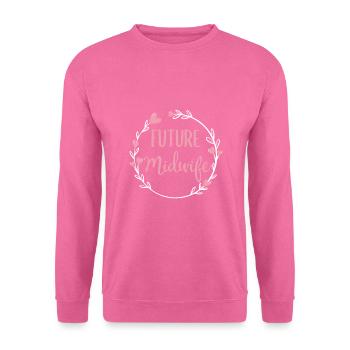 Futures sages-femmes Sages-femmes Étudiante en sage-femme - Sweat-shirt Unisexe - rose - Devant