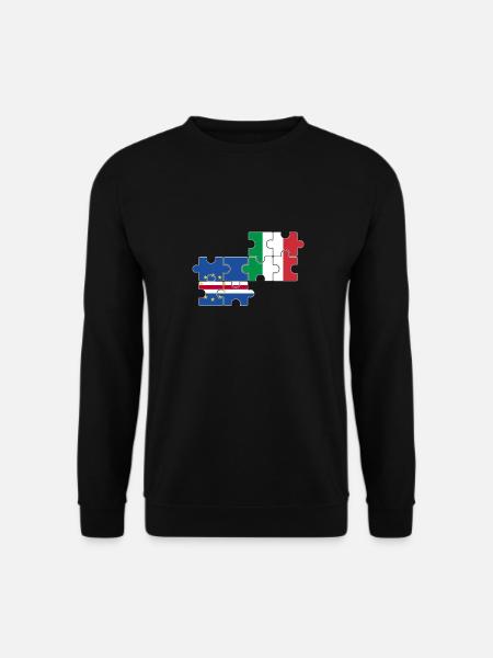Cap-Vert Italie Drapeau Cap-Vert italien - Sweat-shirt Unisexe - noir