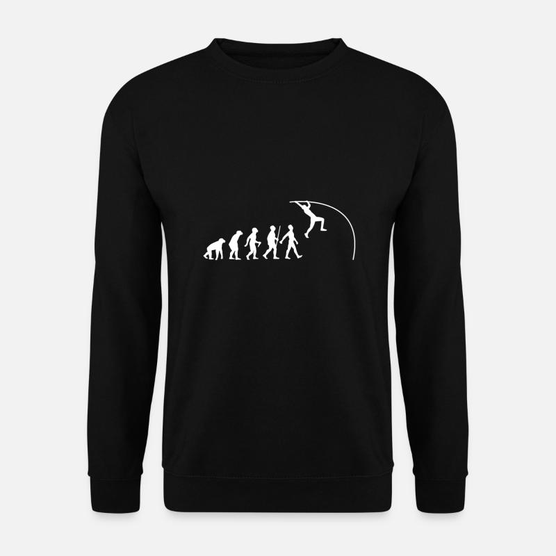 Cooles Stabhochsprung-Design, Stabhochsprung Springen - Unisex Pullover - Schwarz
