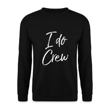 Cadeaux de fête de mariage mignons assortis - Sweat-shirt Unisexe - noir - Devant - Alina (178cm) & Michal (187cm)