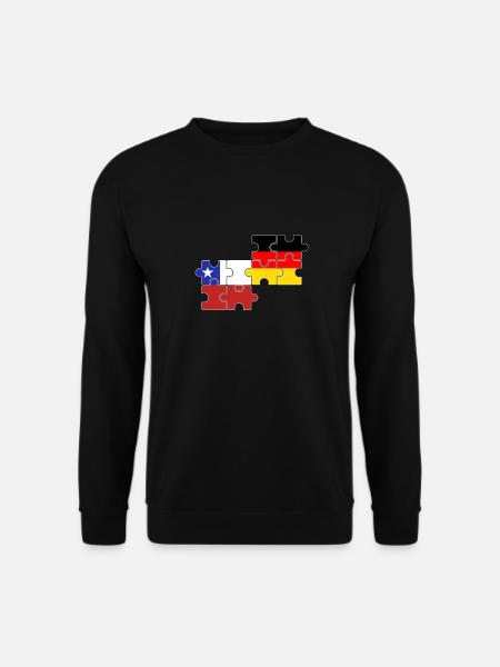 Chile Deutschland Flagge Deutsch Chilene - Unisex Pullover - Schwarz