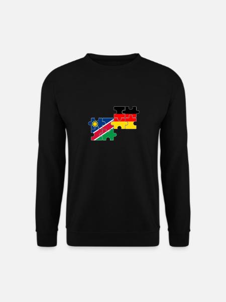Namibia Deutschland Flagge Deutsch Namibier - Unisex Pullover - Schwarz