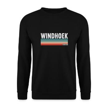 Windhoek Namibia Retro Namibian Namibians - Unisex Sweatshirt - black - Front - Alina (178cm) & Michal (187cm)