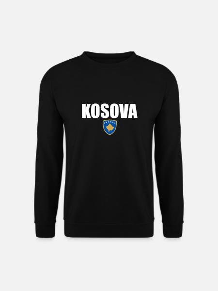 Kosova Kosovo Kosovarische Flagge Kosovare - Unisex Pullover - Schwarz