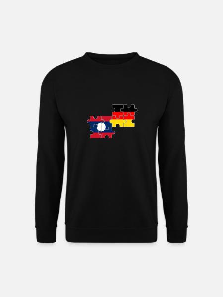 Laos Germany Flag German Laotian - Unisex Sweatshirt - black