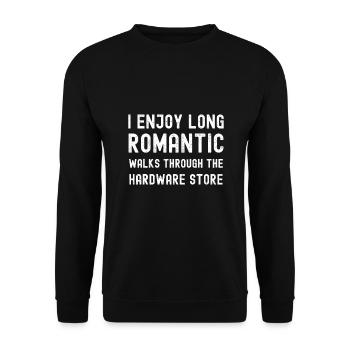 Funny Dad Handyman Hardware Store Tools - Unisex Sweatshirt - black - Front - Alina (178cm) & Michal (187cm)