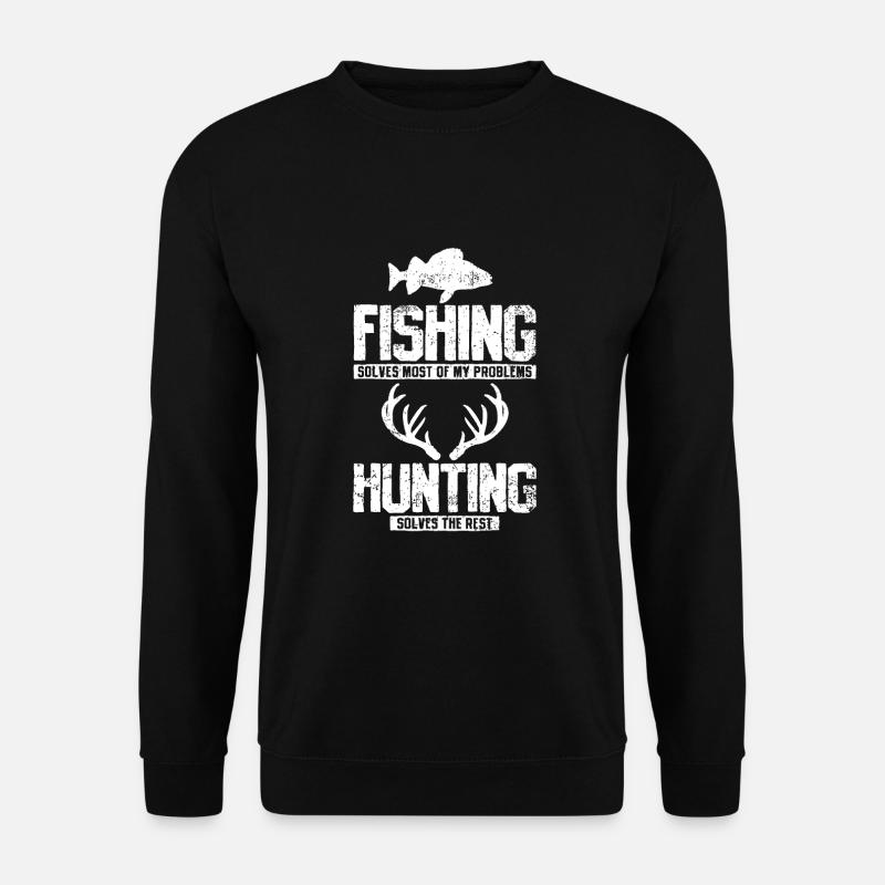Fishing Hunting - Unisex Sweatshirt - black