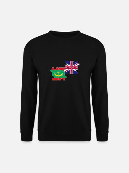 Mauretania UK Flaga Mauretanii Brytyjskiej - Bluza unisex - czarny