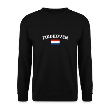 Eindhoven Netherlands Dutch flag - Unisex Sweatshirt - black - Front - Alina (178cm) & Michal (187cm)