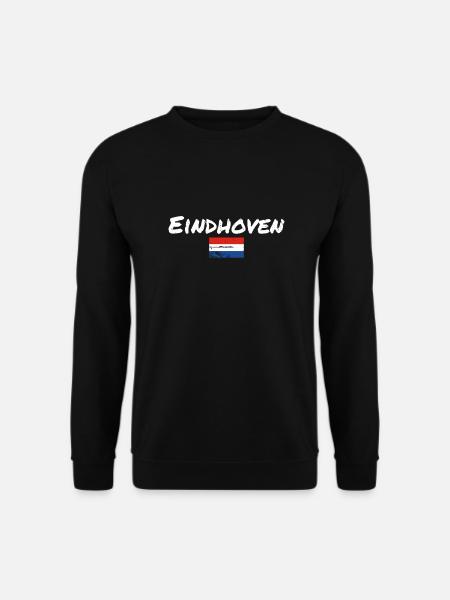 Eindhoven Niederlande Niederländische Flagge - Unisex Pullover - Schwarz