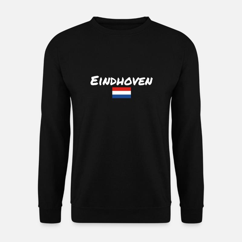Eindhoven Pays-Bas Drapeau néerlandais - Sweat-shirt Unisexe - noir