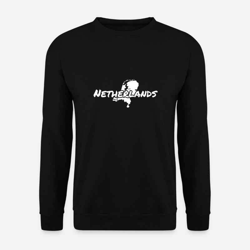 Netherlands Netherlands Map Dutch - Unisex Sweatshirt - black