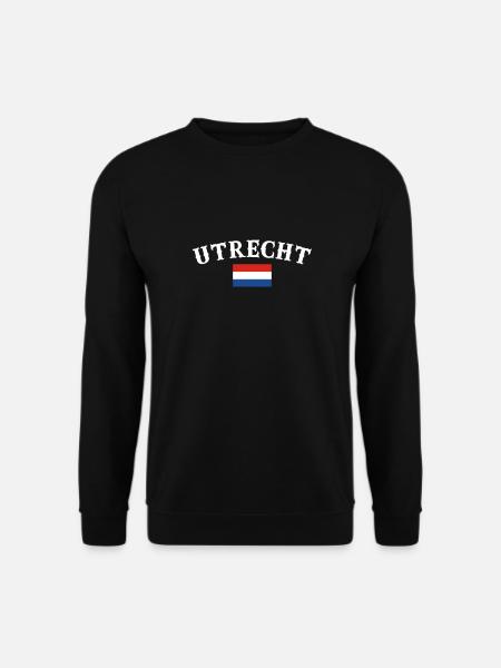 Utrecht Netherlands Dutch flag - Unisex Sweatshirt - black