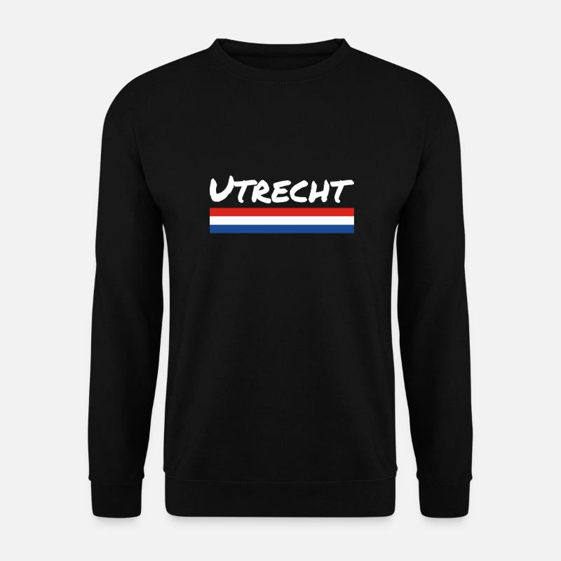 Utrecht Netherlands Dutch flag - Unisex Sweatshirt - black