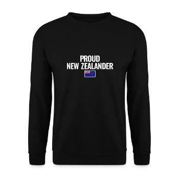 Fier drapeau néo-zélandais - Sweat-shirt Unisexe - noir - Devant - Alina (178cm) & Michal (187cm)