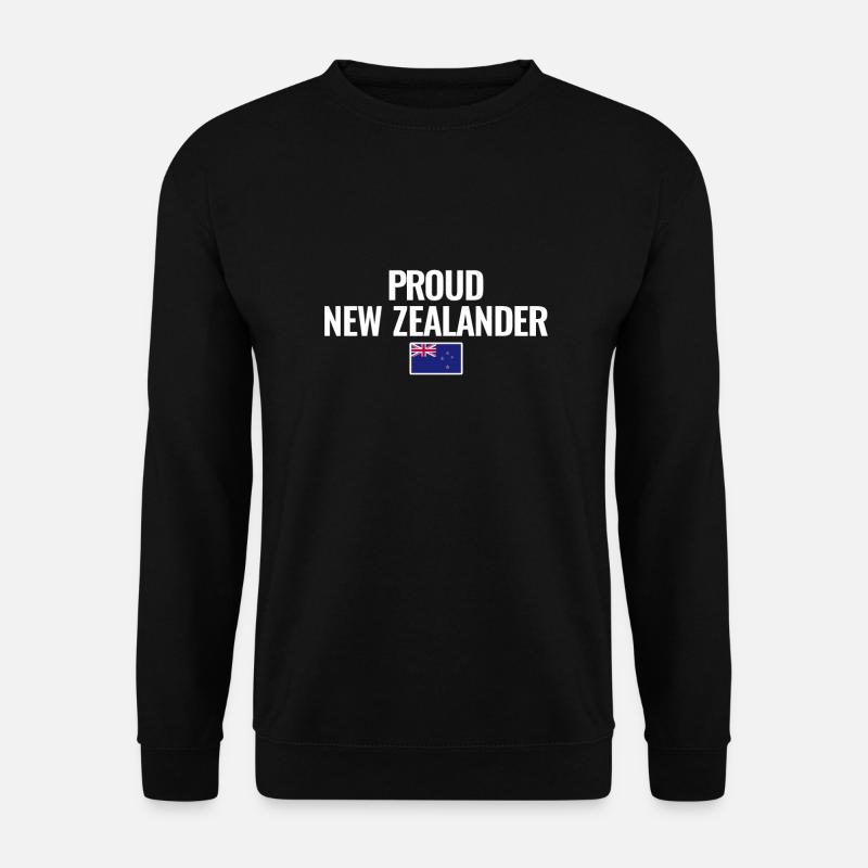 Fier drapeau néo-zélandais - Sweat-shirt Unisexe - noir