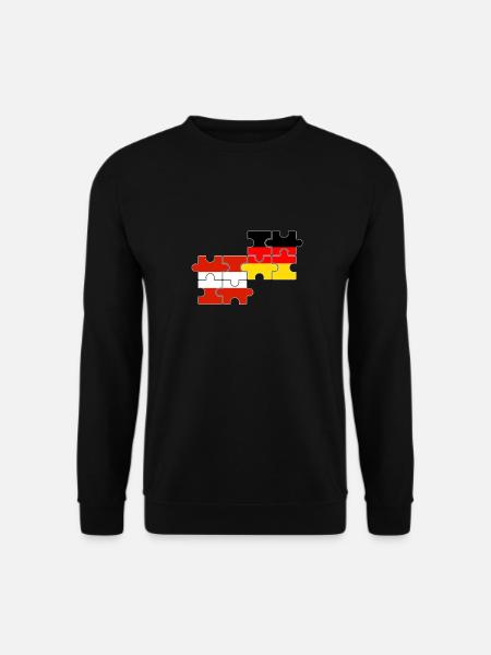 Austria Germany Flag Austrian - Unisex Sweatshirt - black