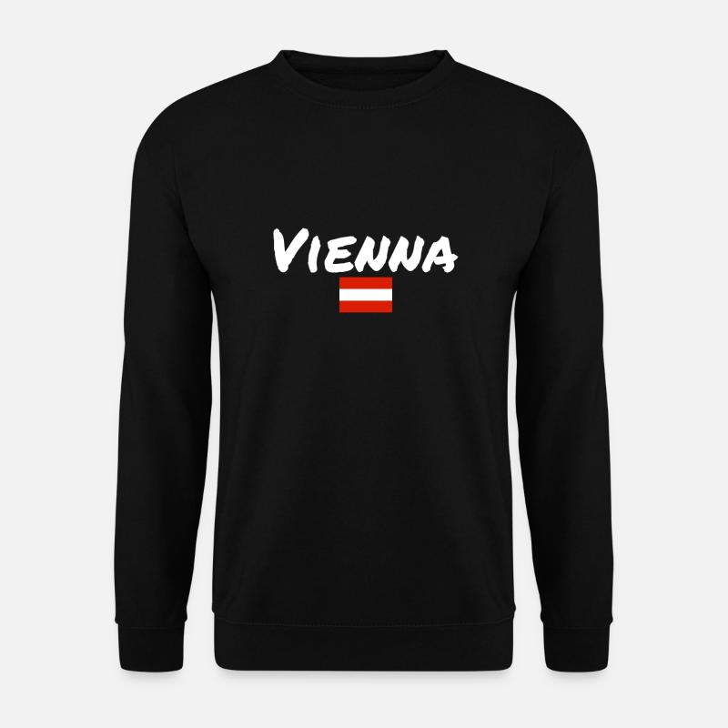 Vienne Autriche Drapeau autrichien - Sweat-shirt Unisexe - noir
