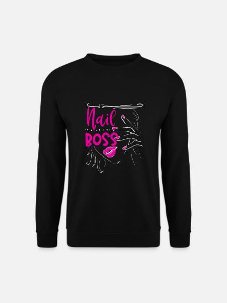 Nagelmanager Maniküre Geschenk Nageltechniker Künstler - Unisex Pullover - Schwarz