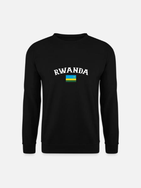 Rwanda Drapeau rwandais Rwandais - Sweat-shirt Unisexe - noir