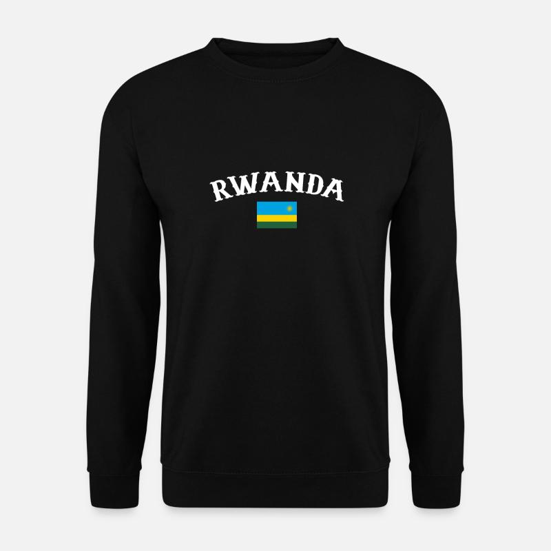 Rwanda Drapeau rwandais Rwandais - Sweat-shirt Unisexe - noir