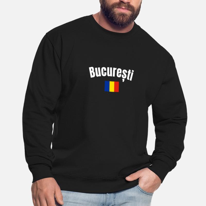 Bucuresti Drapeau Roumain Roumain Sweat-shirt Unisexe