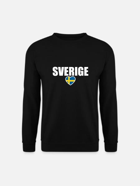 Sverige Schweden Schwedische Flagge Schwede - Unisex Pullover - Schwarz