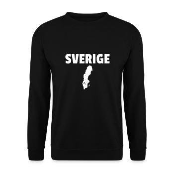 Sverige Schweden Karte Schwedische Schwede - Unisex Pullover - Schwarz - Vorne - Alina (178cm) & Michal (187cm)